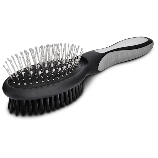 Well & Good Black Combo Pin and Bristle Dog Brush, Small - Carousel image #1