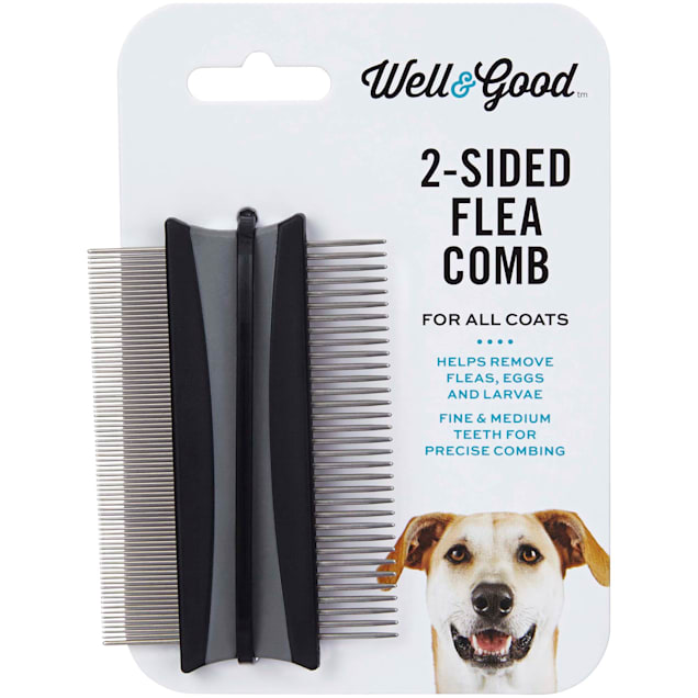 Well & Good 2Sided Dog Flea Comb, 3" L X 2" W Petco