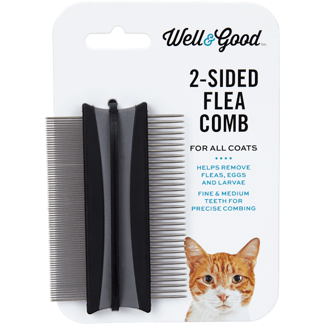 Well & Good 2Sided Cat Flea Comb, 3" L X 2" W Petco