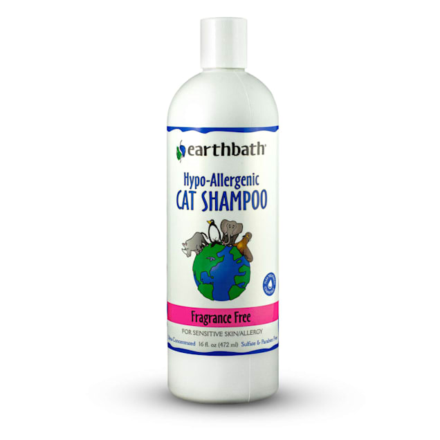 Earthbath Hypo Allergenic Fragrance Free Cat Shampoo, 16 fl. oz. - Carousel image #1