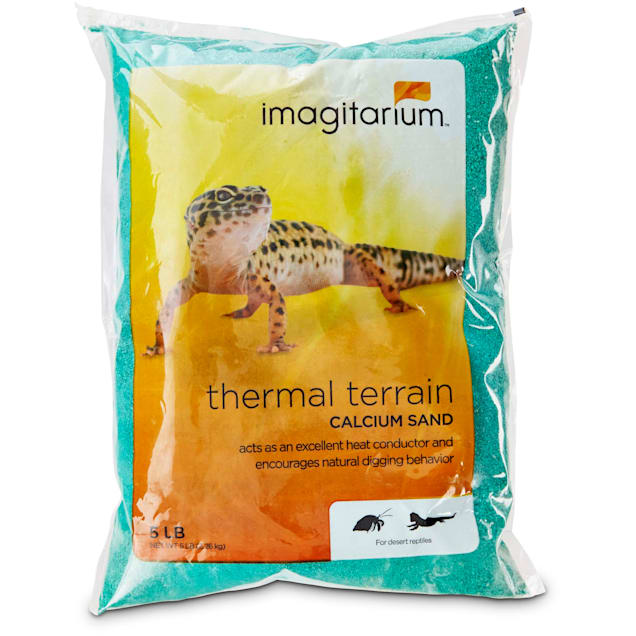 Imagitarium Green Calcium Reptile Sand, 5lbs Petco