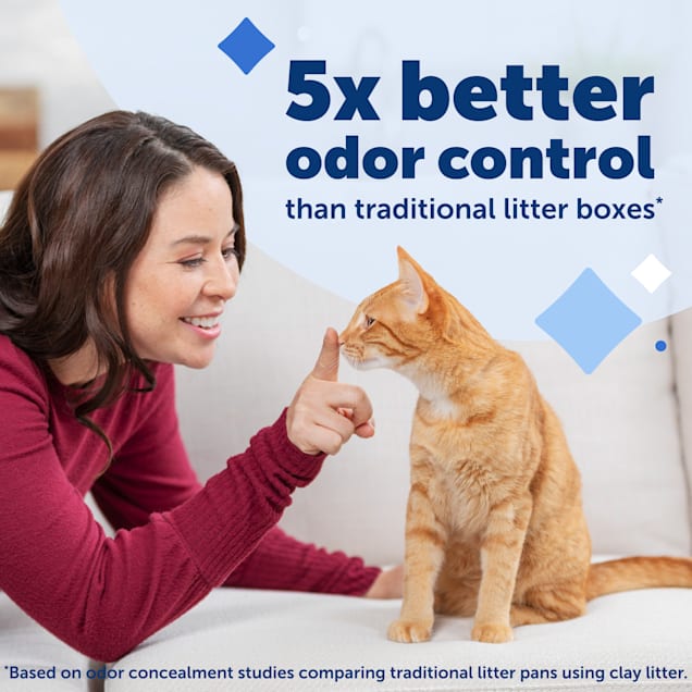 ScoopFree by PetSafe Pack 3 Cat Litter Box Tray Refills with Sensitive Non Clumping Crystals Petco