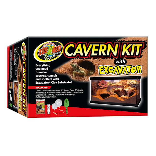  Zoo Med Cavern Kit with Excavator : Toys & Games