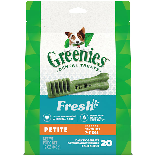 Greenies Fresh Petite Dental Dog Treats, 12 oz., Count of 20 - Carousel image #1