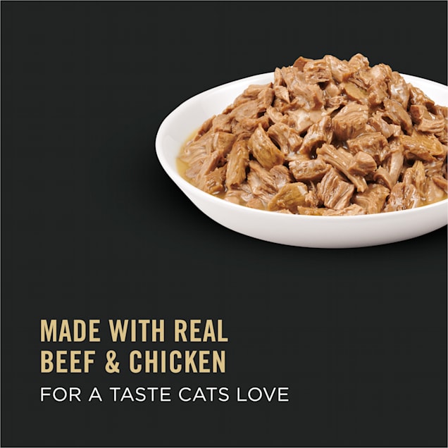 Purina Pro Plan Gravy Beef & Chicken Entree Wet Cat Food, 3 oz. | Petco