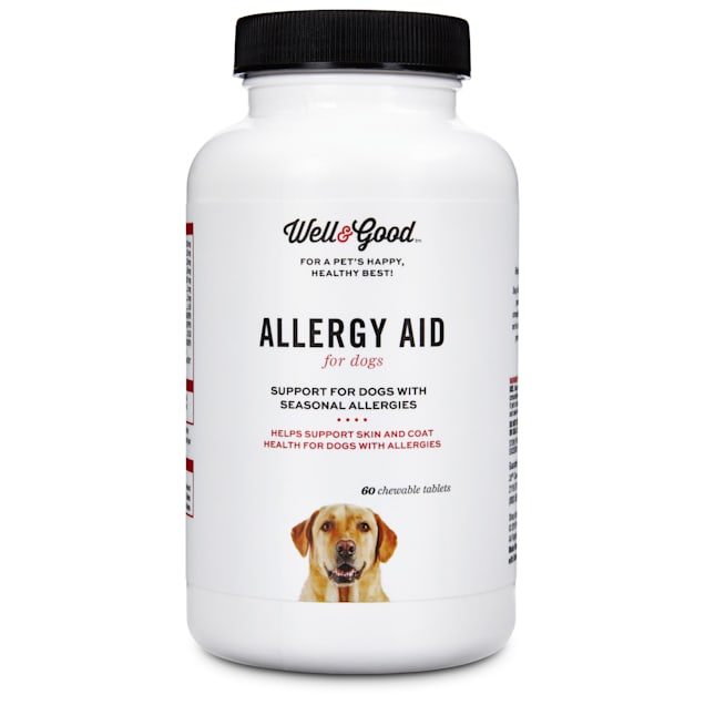 Well Good Allergy Aid Dog Tablets 60 Count Petco