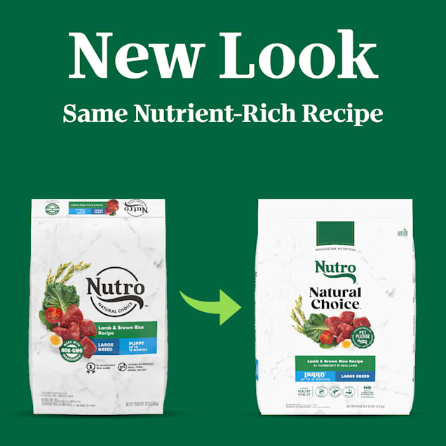 Nutro Wholesome Essentials Large Breed Puppy Lamb Rice Dry Dog Food 30 lbs