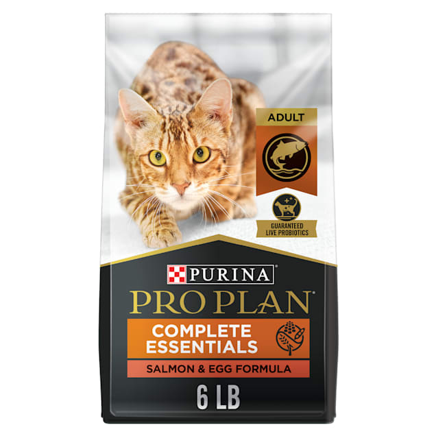Purina Pro Plan True Nature Grain-Free Formula Natural Salmon & Egg Recipe Adult Dry Cat Food, 6 lbs. - Carousel image #1