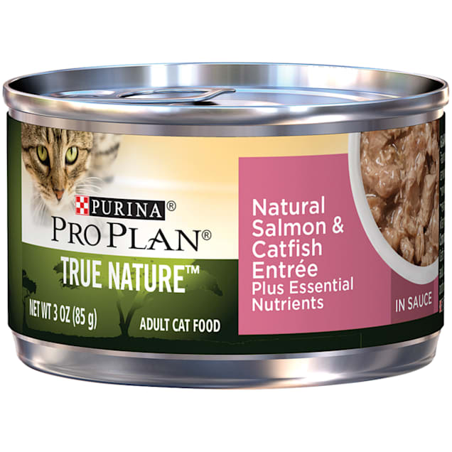Purina Pro Plan Natural Salmon Catfish Entree In Sauce Wet Cat Food 3 Oz Case Of 24 Petco