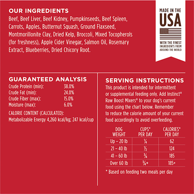 Instinct raw natural beef on sale recipe