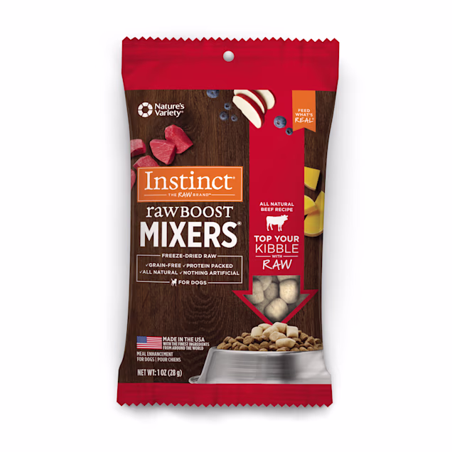 Instinct Freeze Dried Raw Boost Mixers Grain Free All Natural Beef