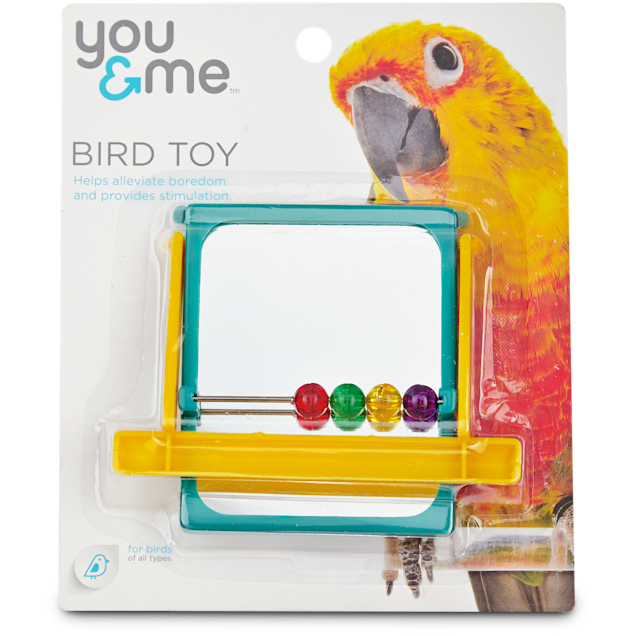 You Me Mirrored Bead Bird Toy