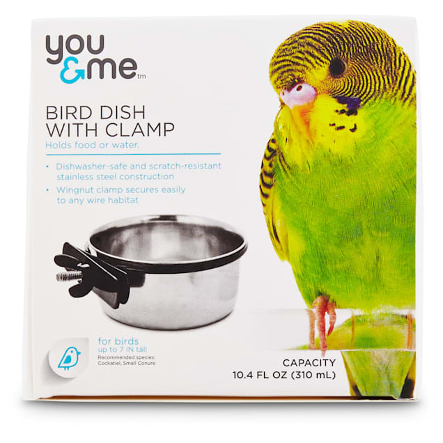 You & Me Stainless Steel Coop Cup with Clamp, Medium - Carousel image #1