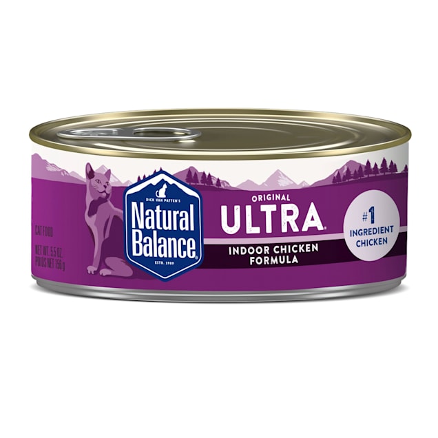 Natural Balance Indoor Formula Wet Cat Food 5.5 oz. Case of 24