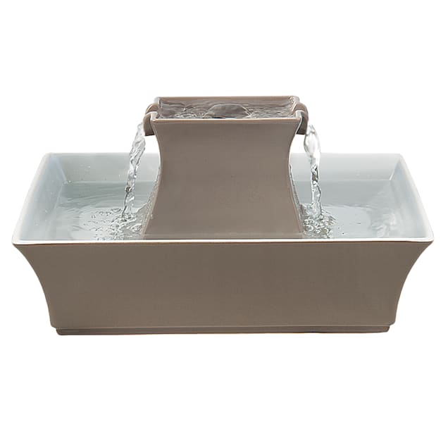 PetSafe Drinkwell Taupe Pagoda Fountain 70 oz. Petco