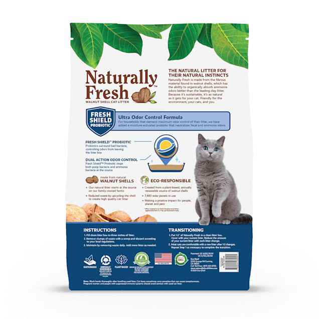 Natural walnut cat litter hot sale