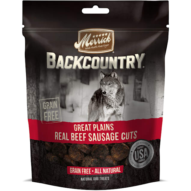 Merrick Backcountry Great Plains Real Beef Sausage Cuts Grain Free
