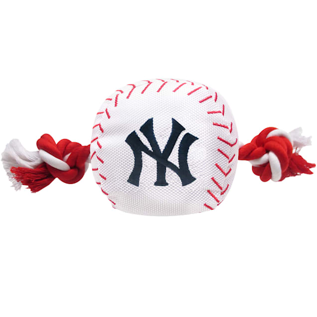 Pets First MLB Yankees Large Nylon Baseball Dog Toy