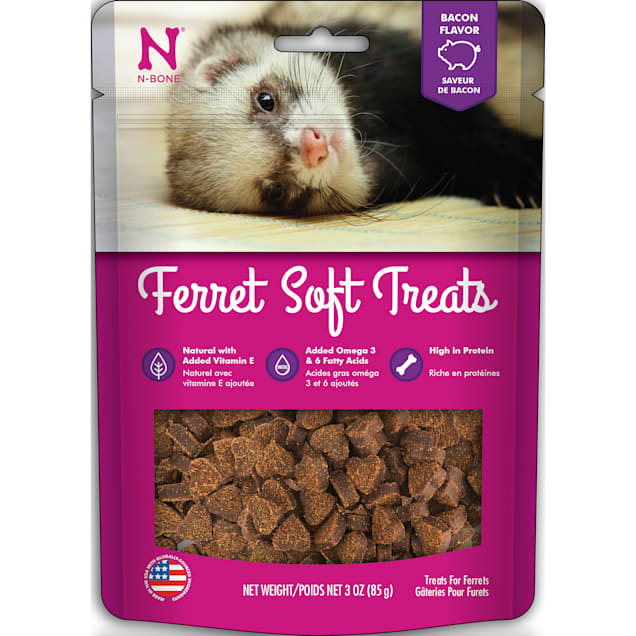 N-Bone Grain Free Bacon Soft Ferret Treats, 3 oz. - Carousel image #1