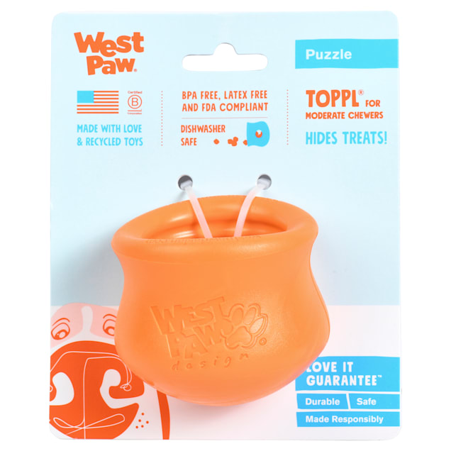 West Paw Zogoflex Toppl Dog Treat Toy – Animal Crackers Miami