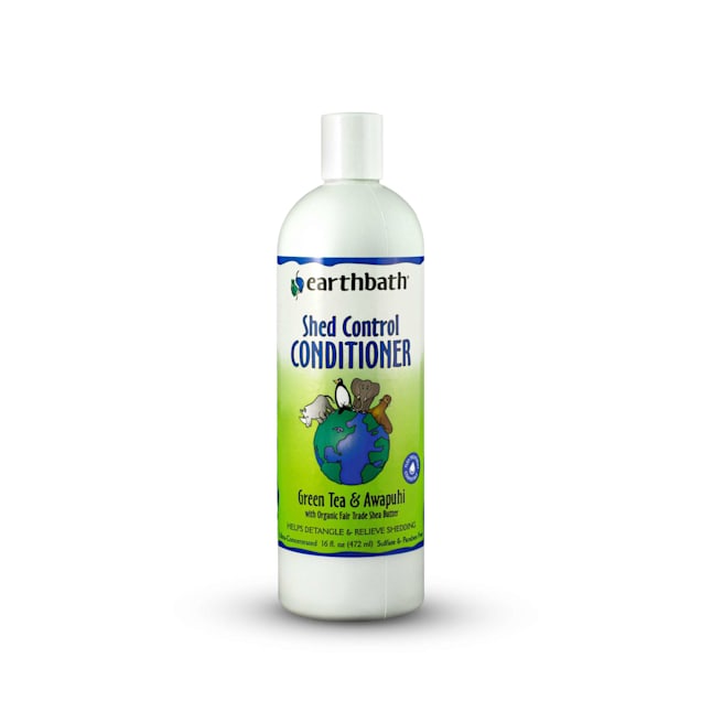Earthbath Green Tea & Awapuhi Shed Control Pet Conditioner, 16 fl. oz. - Carousel image #1