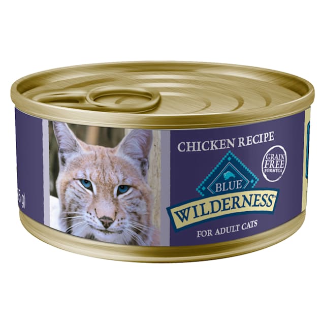 Blue Buffalo Blue Wilderness Chicken Canned Cat Food, 3 oz., Case of 24