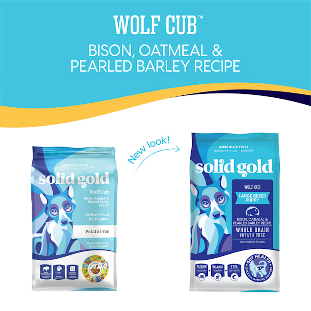 Solid Gold Wolf Cub Bison Oatmeal Puppy Food 24 lbs. Petco