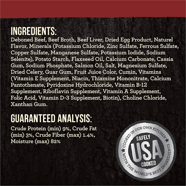 Merrick Backcountry Chunky Beef in Gravy Grain Free Wet Dog Food 12.7 oz. Case of 12 Petco