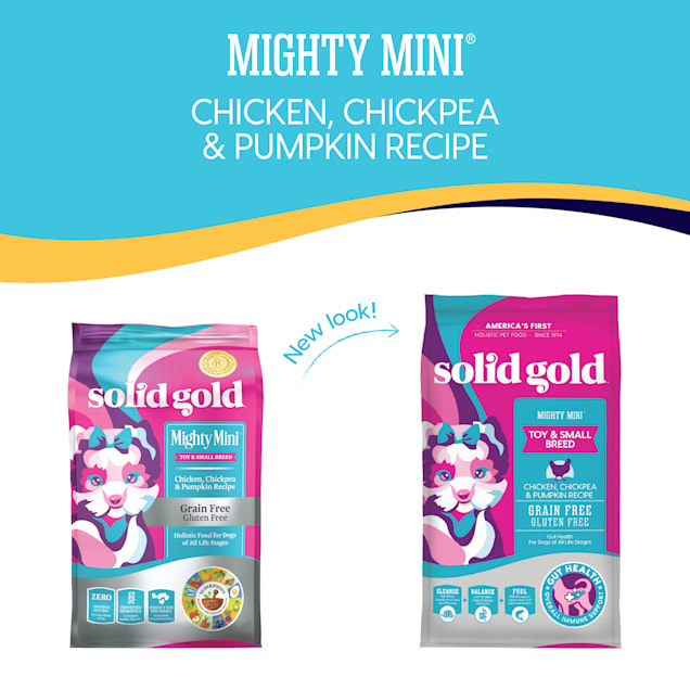 Solid Gold Grain Free Mighty Mini with All Natural Chicken