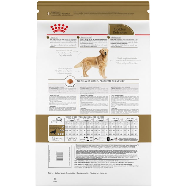 Royal canin dog food golden retriever puppy outlet