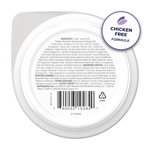 Blue buffalo basics sales lamb and potato
