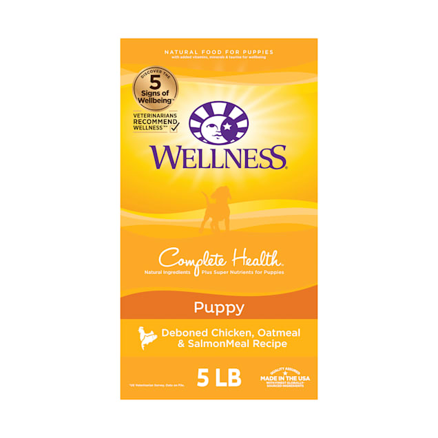 Wellness Complete Health Natural Puppy Recipe Dry Dog Food, 5 lbs. - Carousel image #1