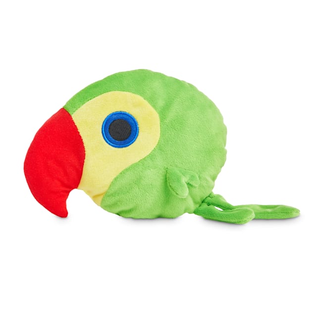 green parrot plush