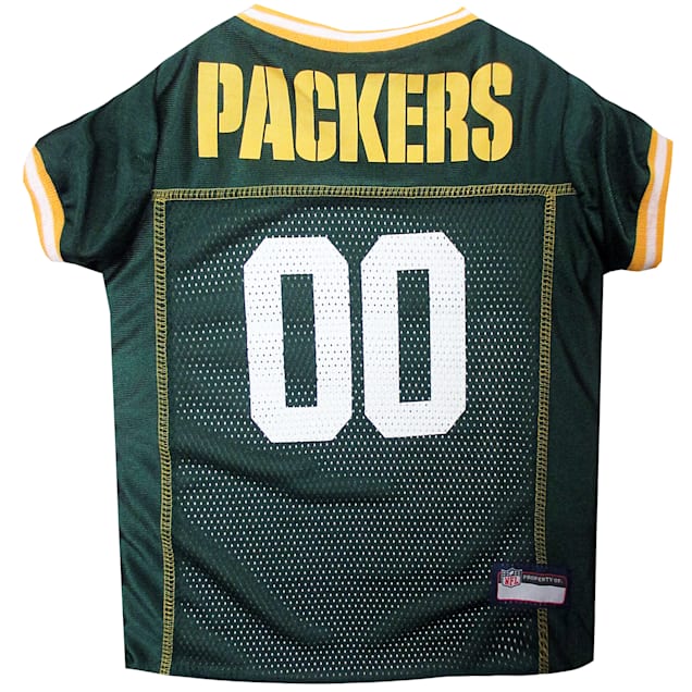 Pets First Green Bay Packers NFL Mesh Pet Jersey, X-Small - Carousel image #1