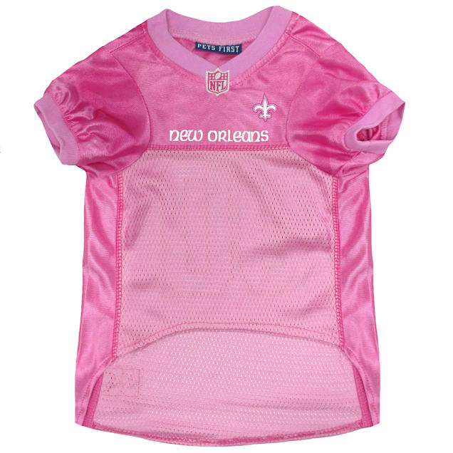 New Orleans Saints Pink Pet Dog Too Cute Squad Dress XS 