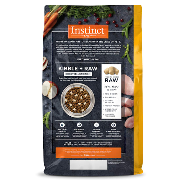 Instinct raw deals boost ingredients
