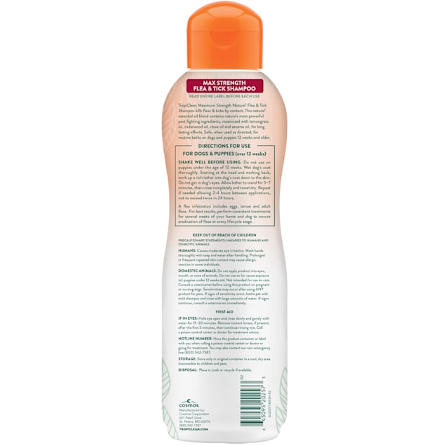 Tropiclean flea & tick best sale