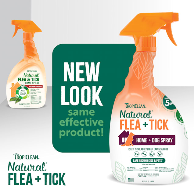 TropiClean Natural Flea Tick Home Dog Spray 32 fl. oz