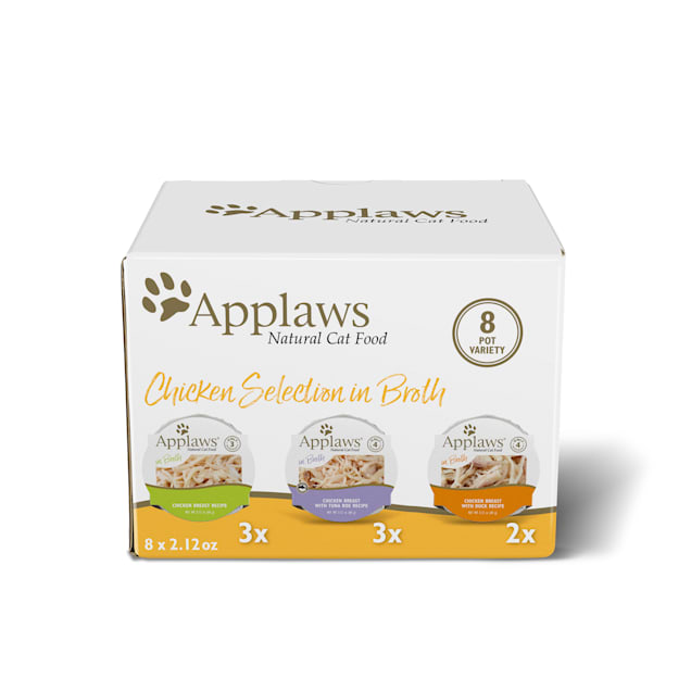 Applaws Chicken Selection Multipack Wet Cat Food, 2.12 oz., Count of 8 - Carousel image #1