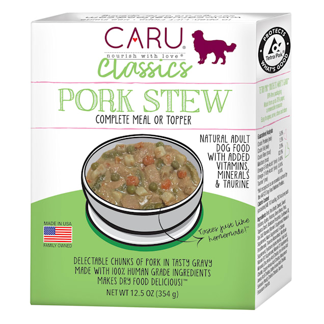 CARU Classics Pork Stew Wet Dog Food, 12.5 oz., Case of 12 - Carousel image #1