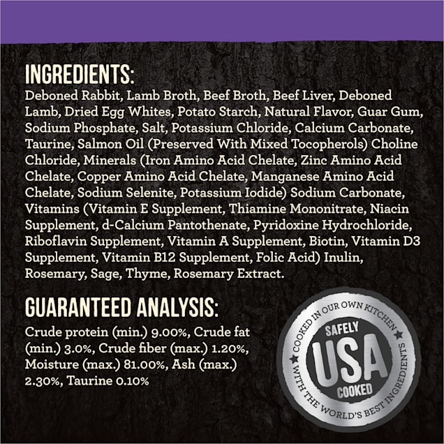 Merrick Backcountry Grain Free Real Rabbit Recipe Cuts in Gravy Wet Cat Food 3 oz. Case of 24 Petco