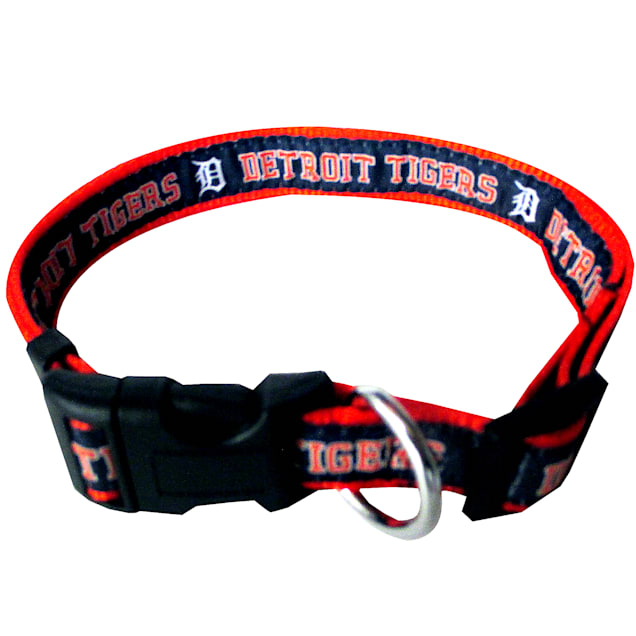 Pets First Detroit Tigers MLB Dog Collar, Small - Carousel image #1