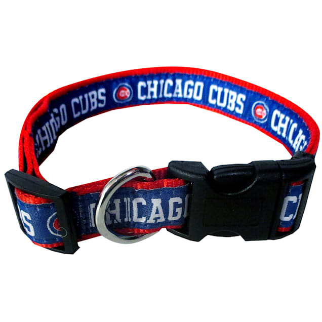 Pets First Chicago Cubs MLB Dog Collar, Small