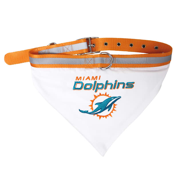 Pets First Miami Dolphins Collar Bandana, Small - Carousel image #1