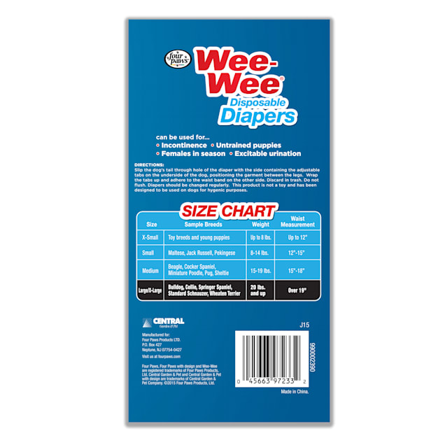 Wee wee disposable diapers top