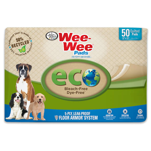 Wee-Wee ECO Pads For Dogs, Count of 50 - Carousel image #1