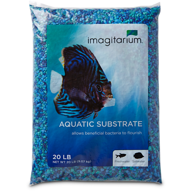 Imagitarium Blue Jean Aquarium Gravel, 20 LBS - Carousel image #1