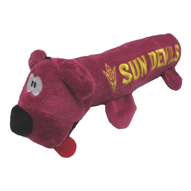 Pets First Arizona State Sun Devils NCAA Plush Bear Tube Toy for Dogs, Large - Carousel image #1