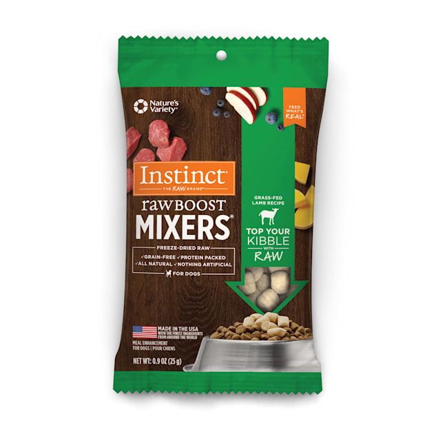 Instinct FreezeDried Raw Boost Mixers GrainFree Lamb Recipe Dog Food
