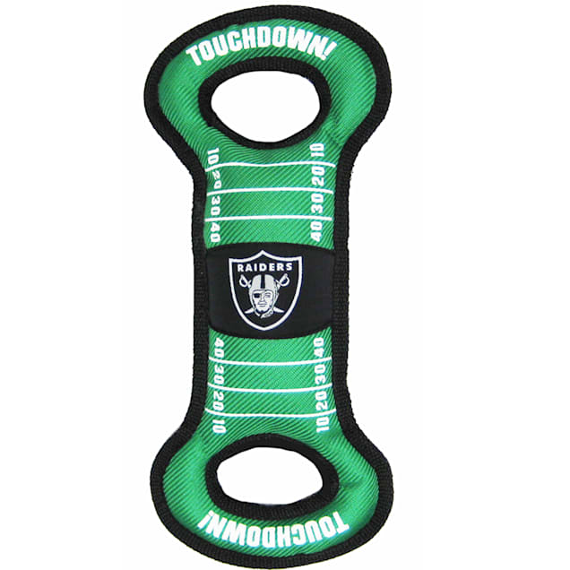 Pets First Oakland Raiders NFL Field Tug Dog Toy - Carousel image #1